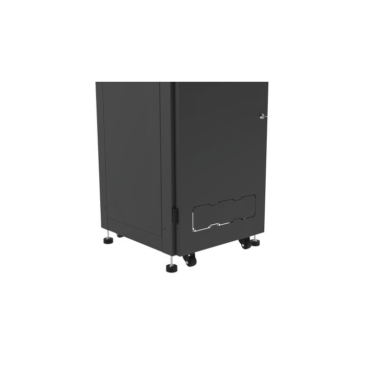 Gabinete Profesional para Telecomunicaciones de 19in, Instalación a Piso, 24UR, 600 mm Profundidad, Se envía el