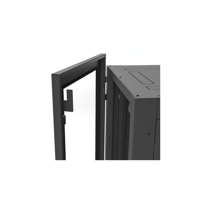 Gabinete Profesional para Telecomunicaciones de 19in, Instalación a Piso, 24UR, 600 mm Profundidad, Se envía el