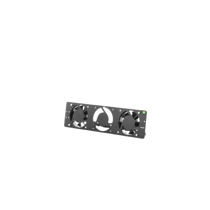 Kit de 2 Ventiladores 110 Vca (12 x 12 cm) con Clavija para Gabinete de Piso