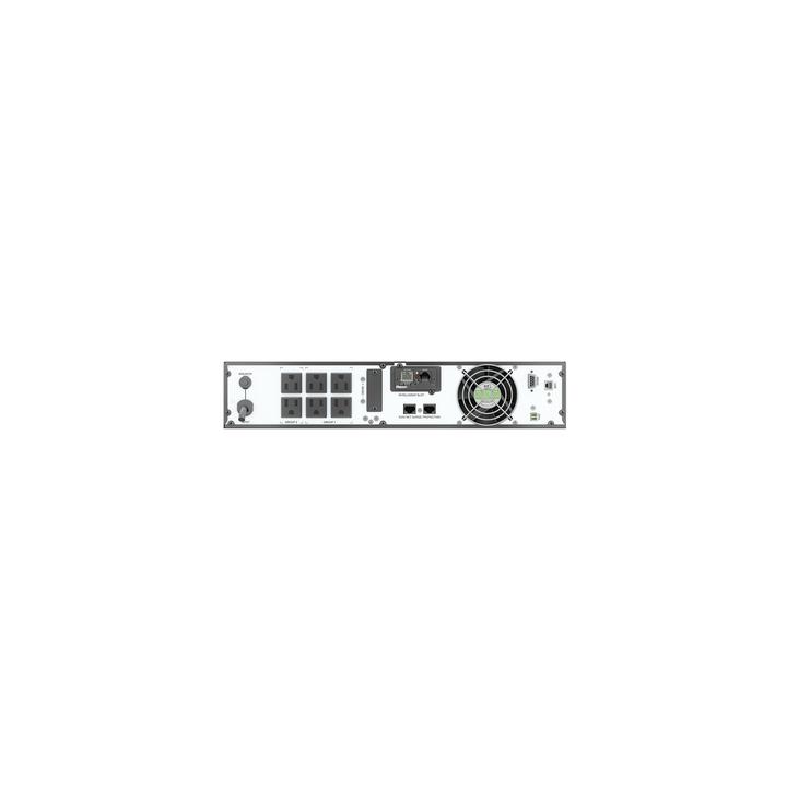 UPS SmartZone de 1000 VA/1000 W, Online Doble Conversión, Entrada 120 Vca NEMA 5-15P, Onda Senoidal Pura, 2 UR, Con 6