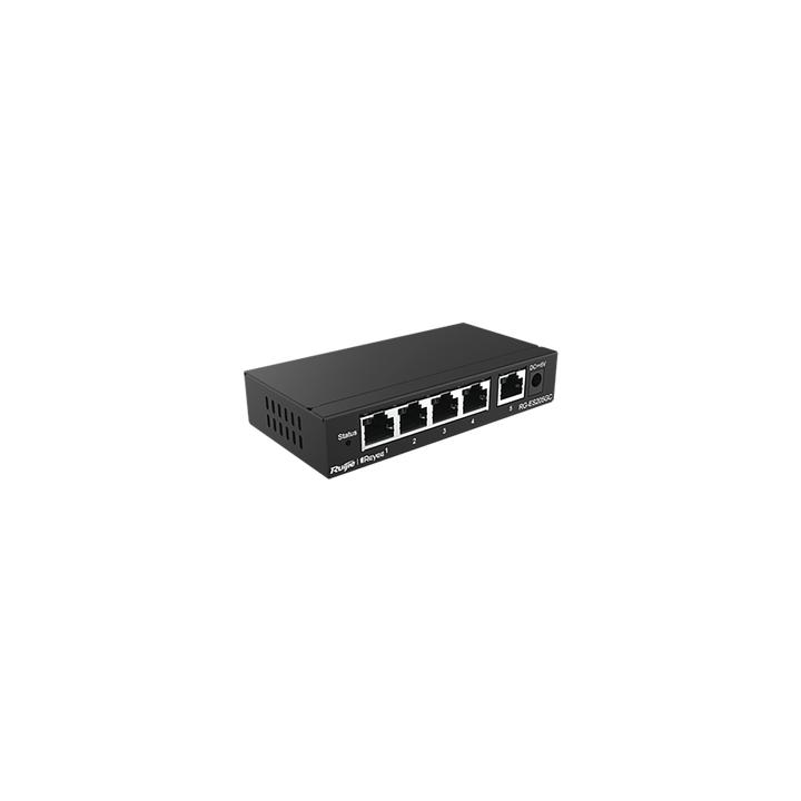 Switch Administrable con 5 puertos Gigabit, gestión gratuita desde la nube