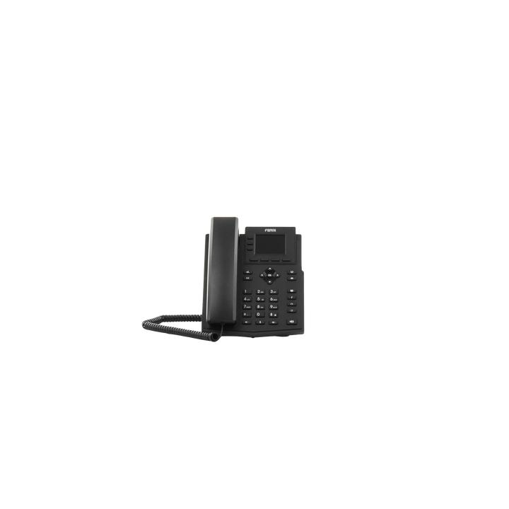 Teléfono IP empresarial para 4 líneas SIP con pantalla LCD de 2.4 pulgadas a color, Opus y conferencia de 3 vías,