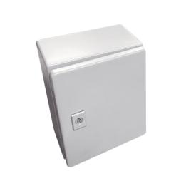 Gabinete de Acero, Nema 4 -IP 66 de 40 x 50 x 20 cm con Platina y certificado UL.