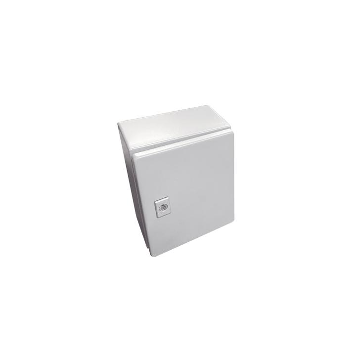 Gabinete de Acero, Nema 4 -IP 66 de 40 x 50 x 20 cm con Platina y certificado UL.