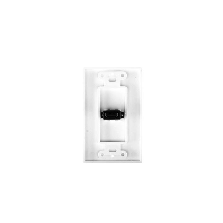 Placa de Pared 1 Puerto HDMI Hembra a Hembra