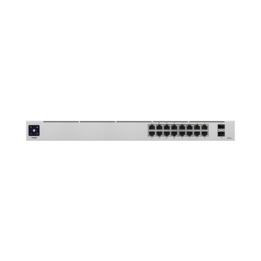 UniFi Switch USW-16-POE Gen2, Capa 2 de 16 puertos (8 puertos PoE 802.3af/at + 8 puertos Gigabit) + 2 puertos 1G SFP,