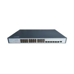 Switch Core Gigabit / Administrable Capa 3 / 24 Puertos 1000 Mbps / 6 Puertos SFP+ 10 G de Uplink / IGMP / VLAN / GRMP