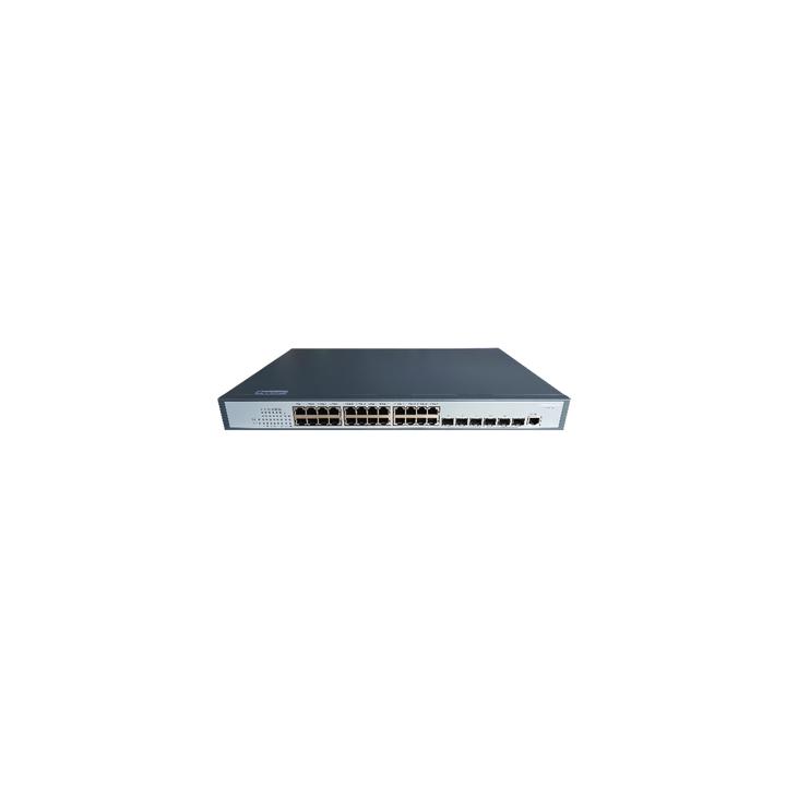 Switch Core Gigabit / Administrable Capa 3 / 24 Puertos 1000 Mbps / 6 Puertos SFP+ 10 G de Uplink / IGMP / VLAN / GRMP