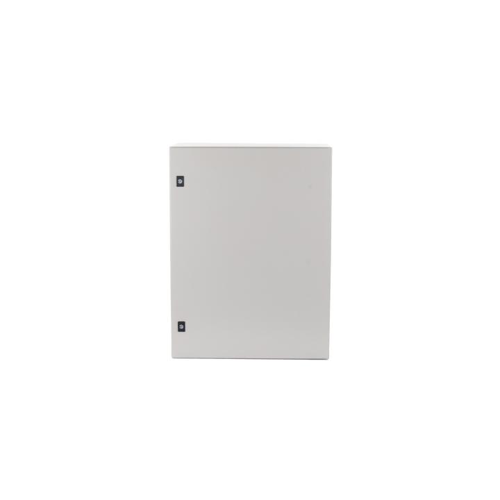 Gabinete de Acero, Nema 4 -IP 65 de 60 x 80 x 30 cm con Platina.