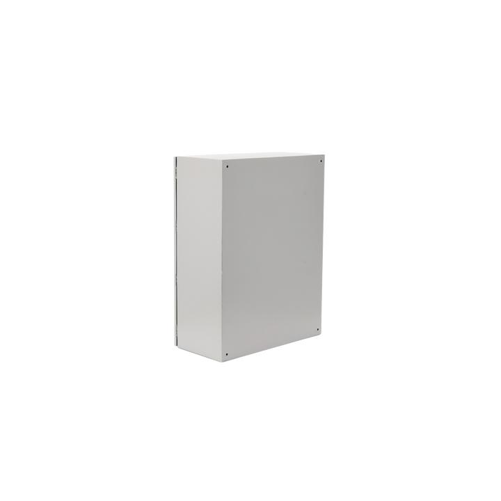 Gabinete de Acero, Nema 4 -IP 65 de 60 x 80 x 30 cm con Platina.
