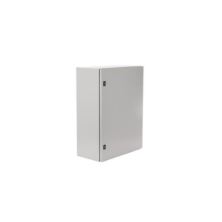 Gabinete de Acero, Nema 4 -IP 65 de 60 x 80 x 30 cm con Platina.