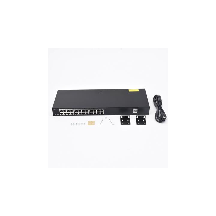 Switch Administrable 24 puertos Gigabit, gestión gratuita desde la nube.