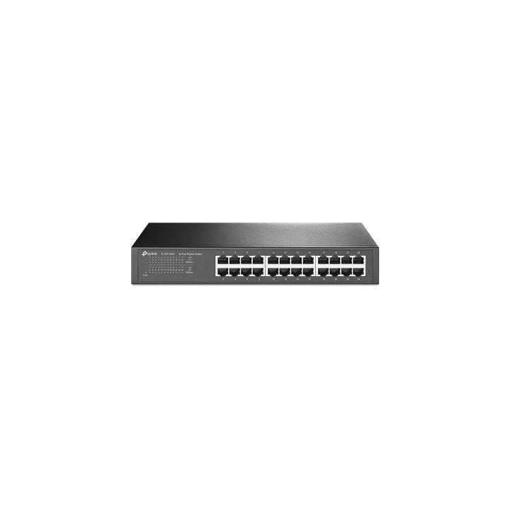 Switch Gigabit no administrable de 24 puertos 10/100/1000 Mbps para escritorio/rack