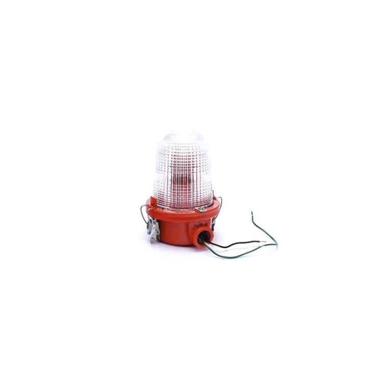 Lámpara de Obstrucción Roja/ Luz Fija Tipo L-810, LED de baja intensidad/ 120 - 240 Vca/ Luz Infraroja