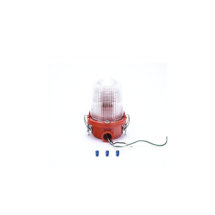 Lámpara de Obstrucción Roja/ Luz Fija Tipo L-810, LED de baja intensidad/ 120 - 240 Vca/ Luz Infraroja