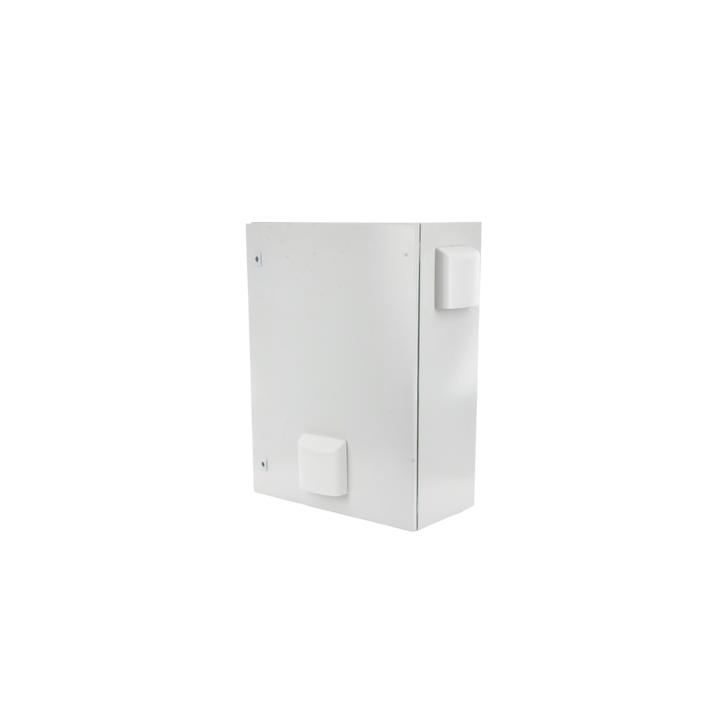 Gabinete Ventilado de Acero IP55 Uso en Exterior (600 x 800 x 300 mm) con Placa Trasera Interior Metálica y Compuerta