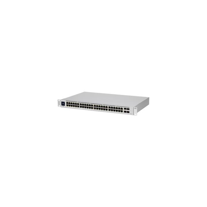 UniFi Switch USW-48-POE, Capa 2 de 48 puertos (32 puertos PoE 802.3af/at + 16 puertos Gigabit) + 4 puertos 1G SFP,