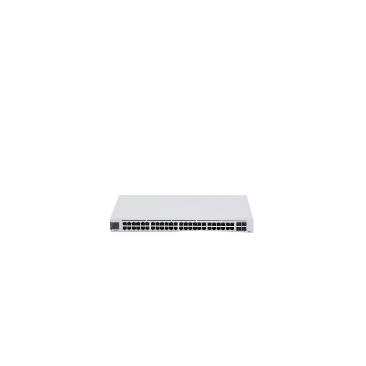 UniFi Switch USW-48-POE, Capa 2 de 48 puertos (32 puertos PoE 802.3af/at + 16 puertos Gigabit) + 4 puertos 1G SFP,