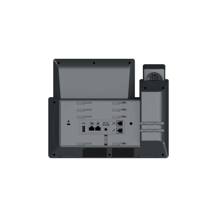 Teléfono IP Wi-Fi, Grado Operador, 12 líneas SIP con 6 cuentas, pantalla táctil  7", puertos Gigabit, Bluetooth,