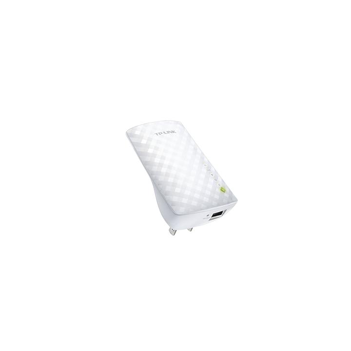 Repetidor / Extensor de Cobertura WiFi AC, 750 Mbps, doble banda 2.4 GHz y 5 GHz, con 1 puerto 10/100 Mbps