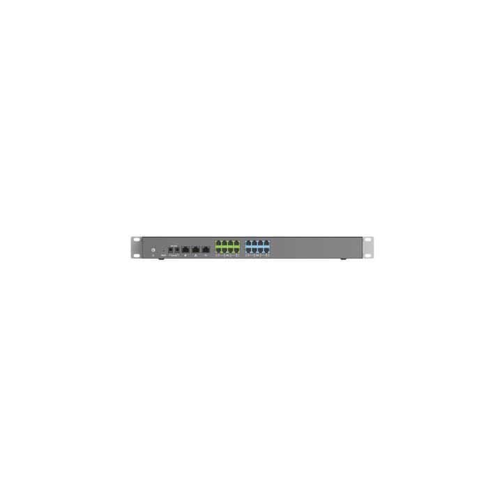 Conmutador IP-PBX para hasta 1500 usuarios y 200 llamadas simultaneas, 8FXO, 8FXS, solución para PyMEs
