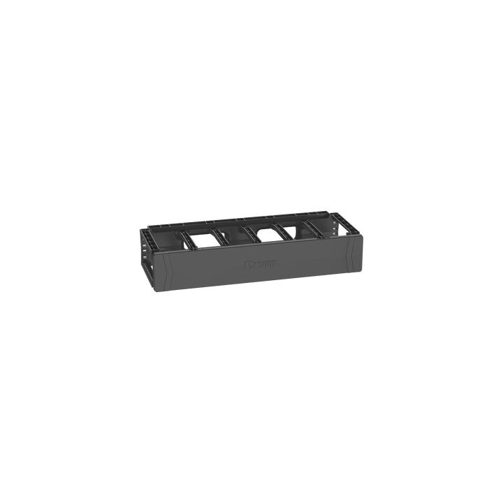 Organizador de Cables Horizontal PatchRunner™, Sencillo (Solo Frontal), Para Rack de 19in, 2UR