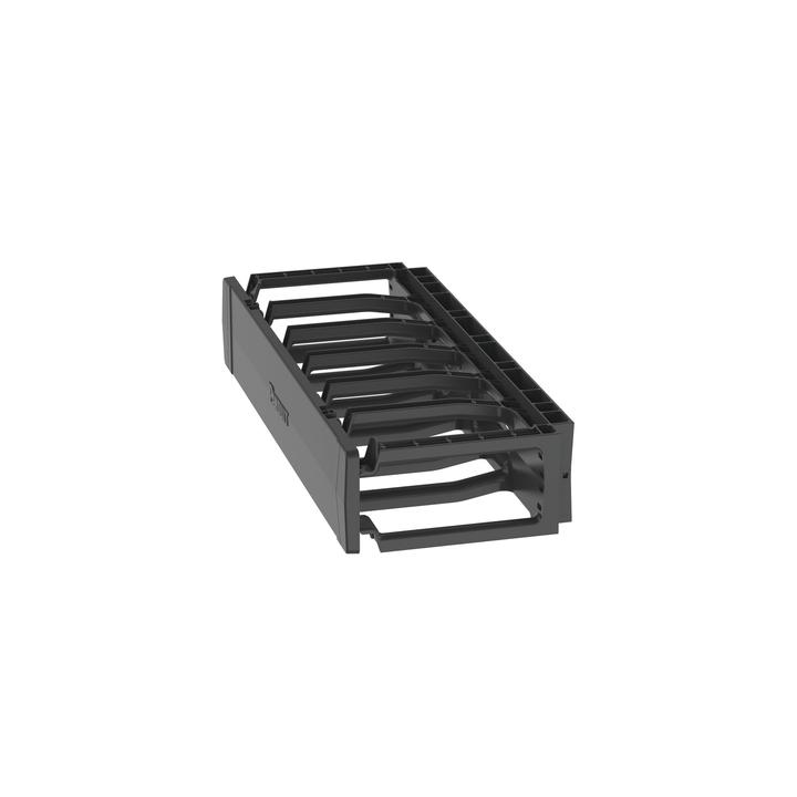 Organizador de Cables Horizontal PatchRunner™, Sencillo (Solo Frontal), Para Rack de 19in, 2UR
