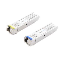 Transceptores Ópticos Bidireccionales SFP (Mini-Gbic) / Monomodo 1310 & 1550 nm / 1.25 Gbps / 1000BASE-BX / Conector