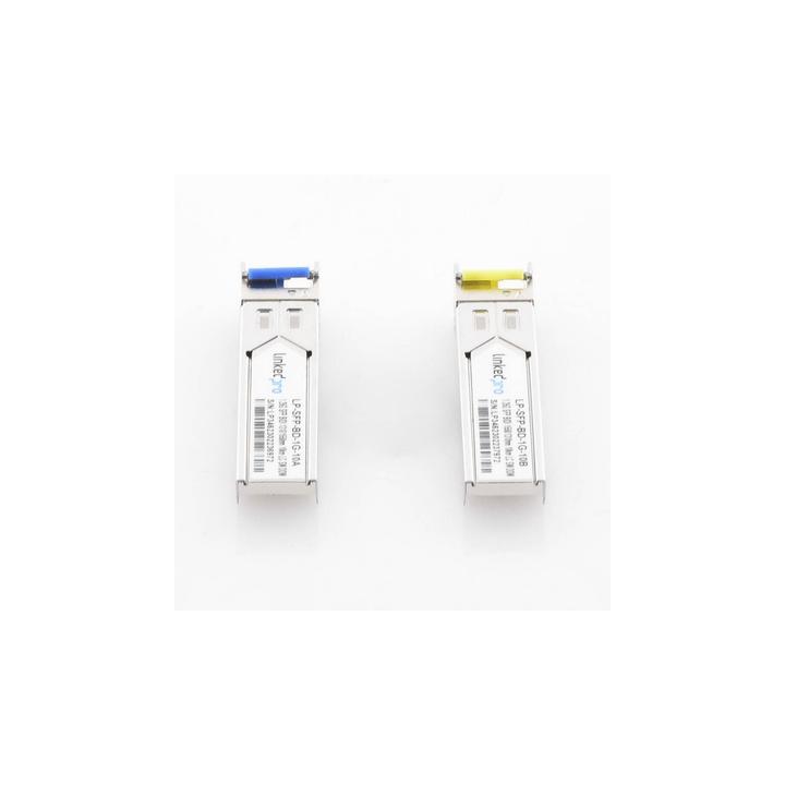 Transceptores Ópticos Bidireccionales SFP (Mini-Gbic) / Monomodo 1310 & 1550 nm / 1.25 Gbps / 1000BASE-BX / Conector