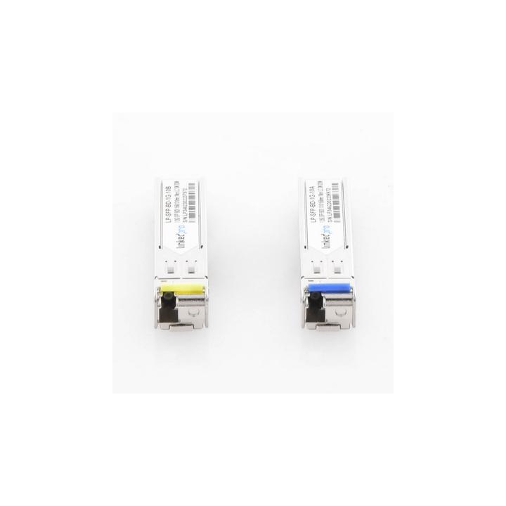 Transceptores Ópticos Bidireccionales SFP (Mini-Gbic) / Monomodo 1310 & 1550 nm / 1.25 Gbps / 1000BASE-BX / Conector