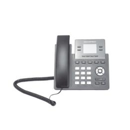Teléfono IP Grado Operador, 4 líneas SIP con 2 cuentas, puertos Gigabit PoE, pantalla a color 2.4", codec Opus,