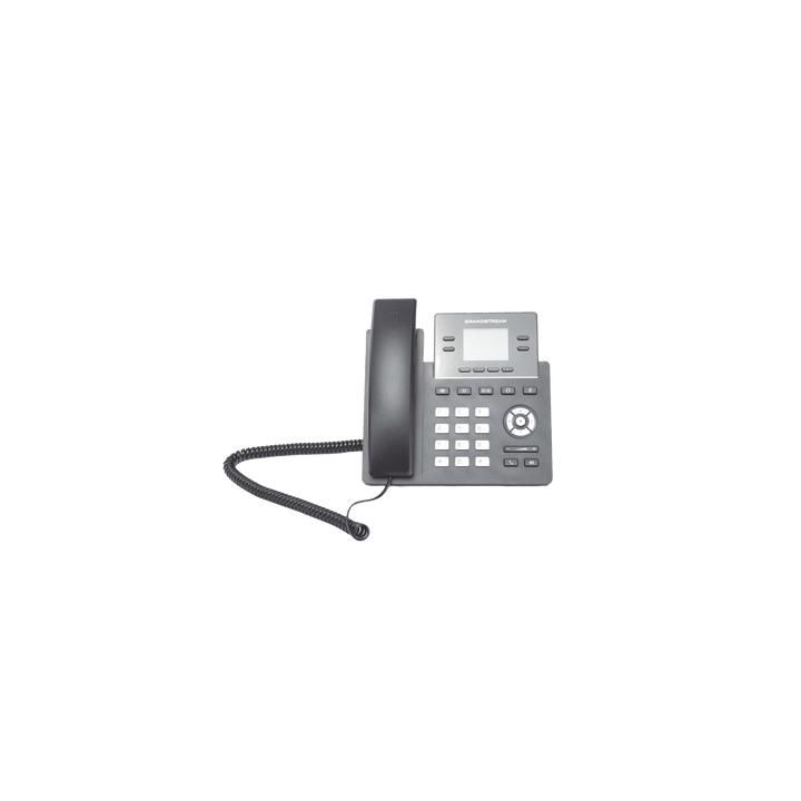 Teléfono IP Grado Operador, 4 líneas SIP con 2 cuentas, puertos Gigabit PoE, pantalla a color 2.4", codec Opus,