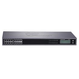 Gateway VoIP GrandStream ATA de 16 puertos FXS + 1 puerto TELCO de 50 pins, p/montaje en rack