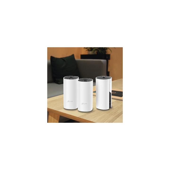 KIT 3 Routers Inalámbricos MESH Interior para Hogar / Doble Banda Wi-Fi 5 AC1200 Mbps / 2 Puerto Gigabit WAN/LAN / 2