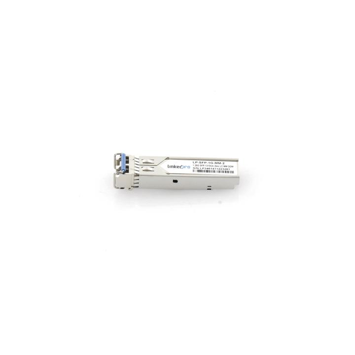 Transceptor Óptico SFP (Mini-Gbic) / Multimodo 1310 nm / 1.25 Gbps / 1000BASE-SX / Conectores LC/UPC Dúplex / DDM /