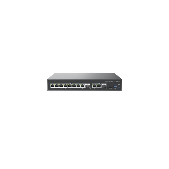 4 en 1: Firewall Nueva Generación, Router, PBX IP, Switch 10 Puertos Gigabit (4 PoE) + 2 Puertos SFP 2.5 Gigabit