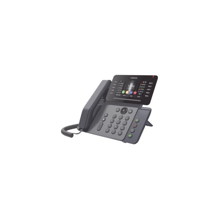 Teléfono IP Empresarial Esencial WiFi / Bluetooth, 20 líneas SIP, pantalla a color 4.3" ajustable, PoE, puertos