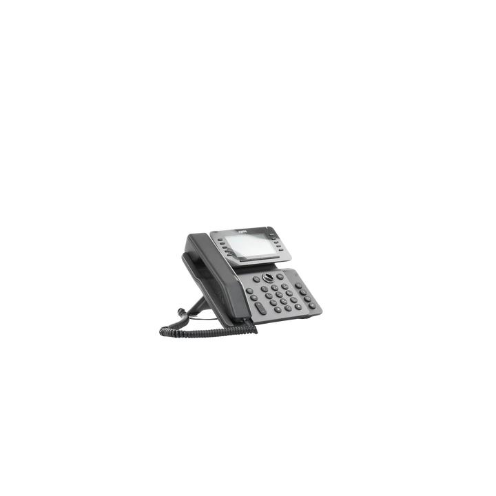 Teléfono IP Empresarial Esencial WiFi / Bluetooth, 20 líneas SIP, pantalla a color 4.3" ajustable, PoE, puertos