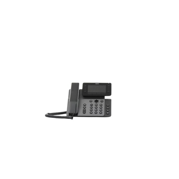 Teléfono IP Empresarial Esencial WiFi / Bluetooth, 20 líneas SIP, pantalla a color 4.3" ajustable, PoE, puertos