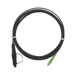 Jumper de Fibra Óptica, Conector SC/APC - Conexión a Caja FDP460, Redondo, 5 Metros (16.40 Pies), Forro 3 mm, G657A2,
