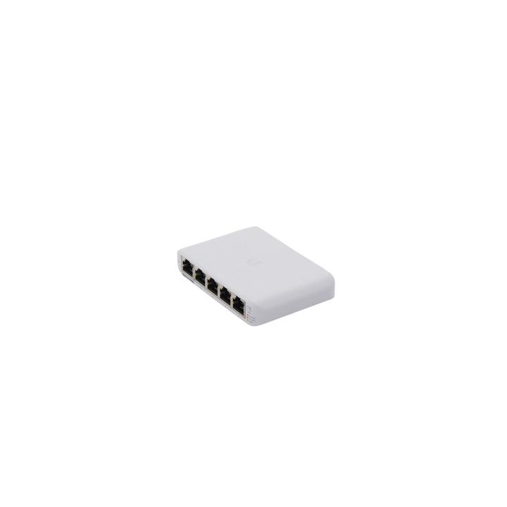 Switch UniFi Administrable Compacto de 5 Puertos 10/100/1000 Mbps, soporta entrada de PoE 802.3af/at