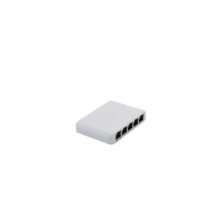 Switch UniFi Administrable Compacto de 5 Puertos 10/100/1000 Mbps, soporta entrada de PoE 802.3af/at