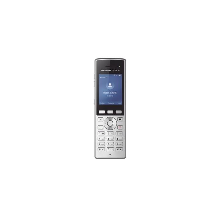 Teléfono WiFi portátil empresarial con 2 lineas y cuentas SIP, Bluetooth y botón Push-to-talk