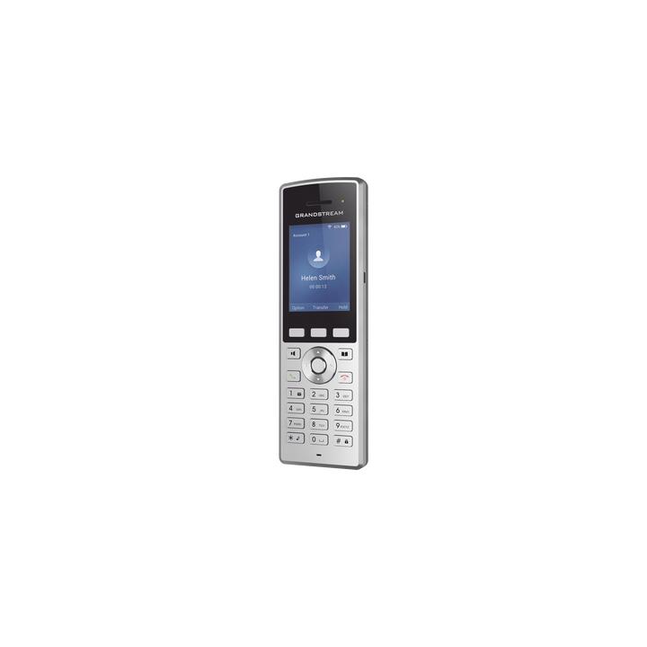 Teléfono WiFi portátil empresarial con 2 lineas y cuentas SIP, Bluetooth y botón Push-to-talk