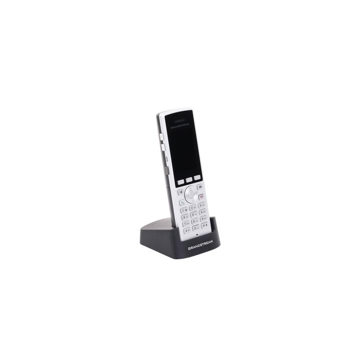 Teléfono WiFi portátil empresarial con 2 lineas y cuentas SIP, Bluetooth y botón Push-to-talk