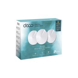 Kit 3 Routers Inalámbricos MESH Interior para Hogar / Doble Banda Wi-Fi 5 AC1300 Mbps / 2 Puerto Gigabit WAN/LAN / 4