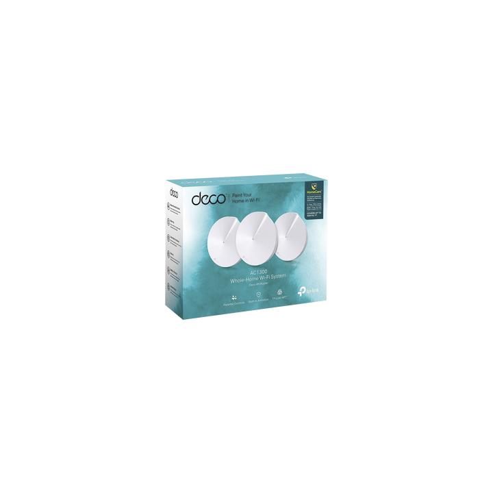 Kit 3 Routers Inalámbricos MESH Interior para Hogar / Doble Banda Wi-Fi 5 AC1300 Mbps / 2 Puerto Gigabit WAN/LAN / 4