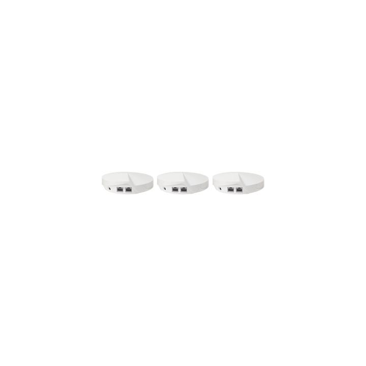 Kit 3 Routers Inalámbricos MESH Interior para Hogar / Doble Banda Wi-Fi 5 AC1300 Mbps / 2 Puerto Gigabit WAN/LAN / 4