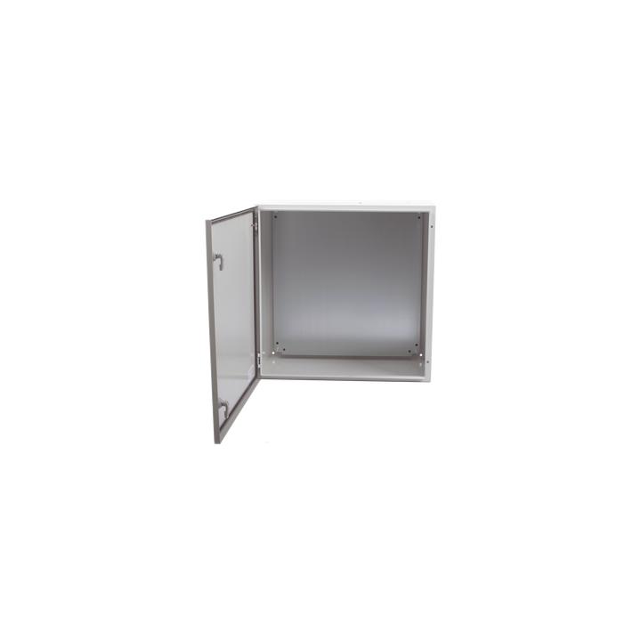 Gabinete de Acero IP66 Uso en Intemperie (600 x 600 x 300 mm) con Placa Trasera Interior Metálica y Compuerta Inferior