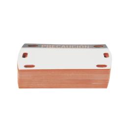 Etiqueta Autolaminada para Identificación de Fibra Óptica Paquete de 25 Piezas, Para Uso Interior/Exterior,